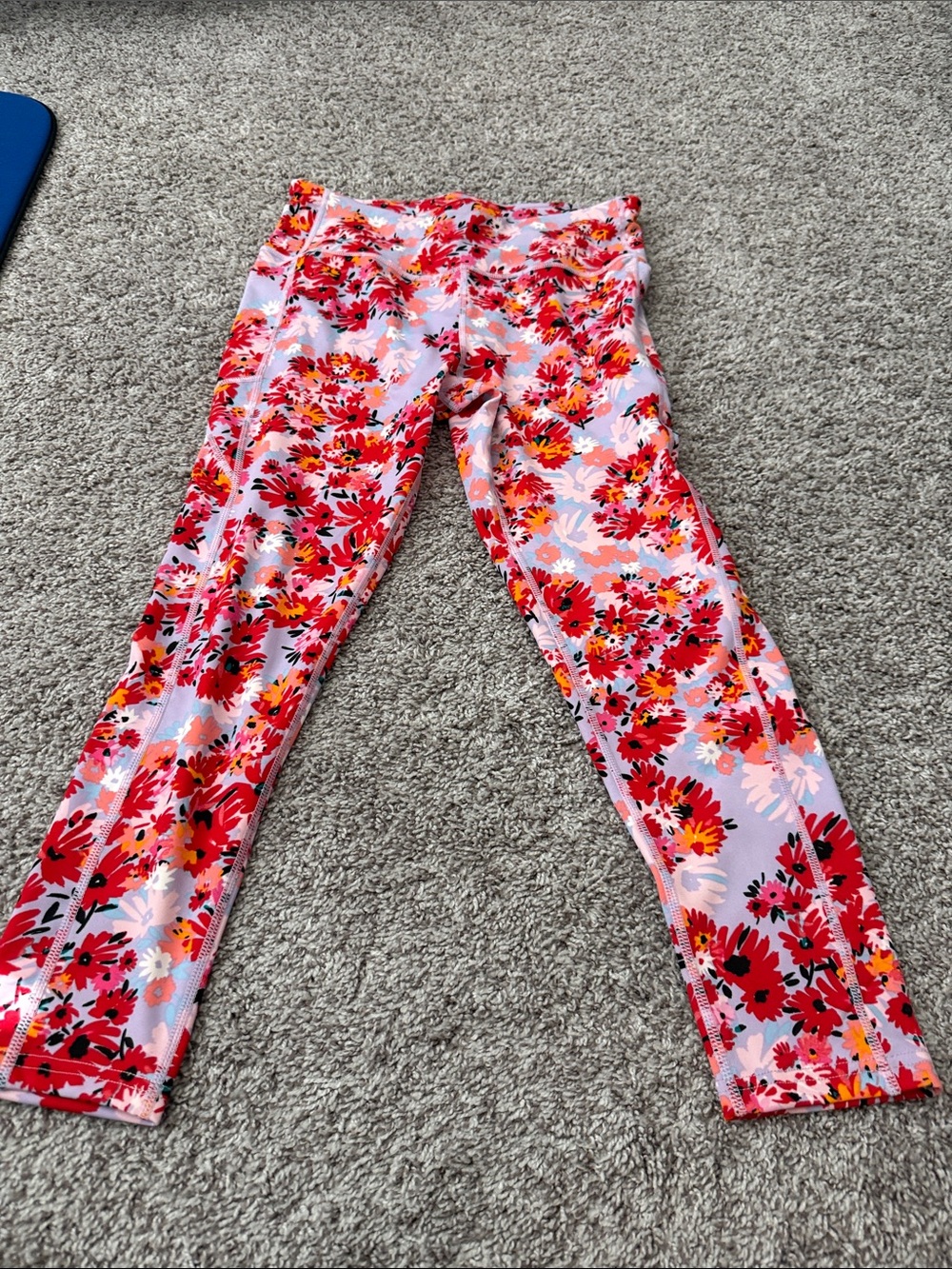 Women’s Pink Floral Active Leggings